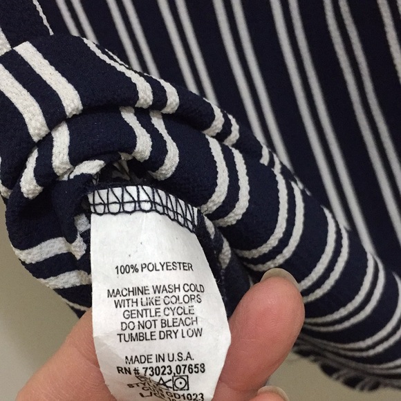 Guess striped top (sz lg) - Picture 6 of 7